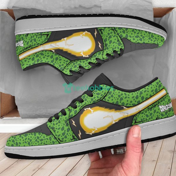 Cell Custom Dragon Ball Z Anime Air Jordan Low Top Shoes Product Photo 4