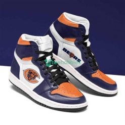 Chicago Bears Team Air Jordan Hightop Shoes Product Photo 1