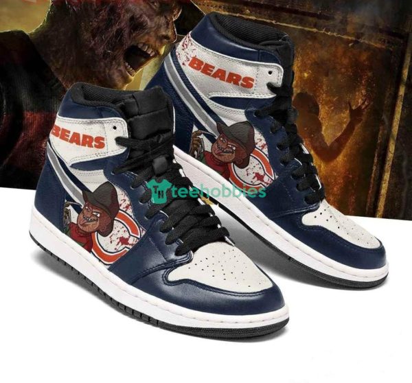Chicago Bears team Fans Air Jordan Hightop Shoes Product Photo 1