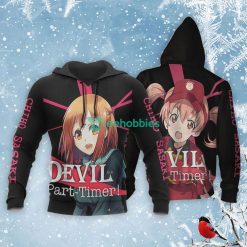 Chiho Sasaki All Over Printed 3D Shirt The Devil is a Part-Timer Custom Anime Fans Product Photo 3