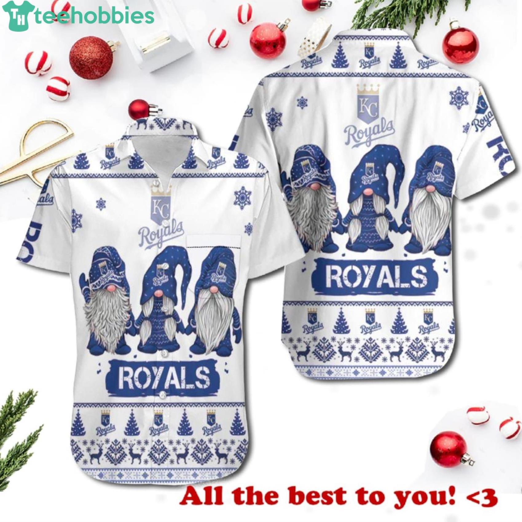 Kansas City Royals Palm Leaves Pattern 3D All Over Print Hawaiian Shirt  Gift For Royals Fans - Freedomdesign