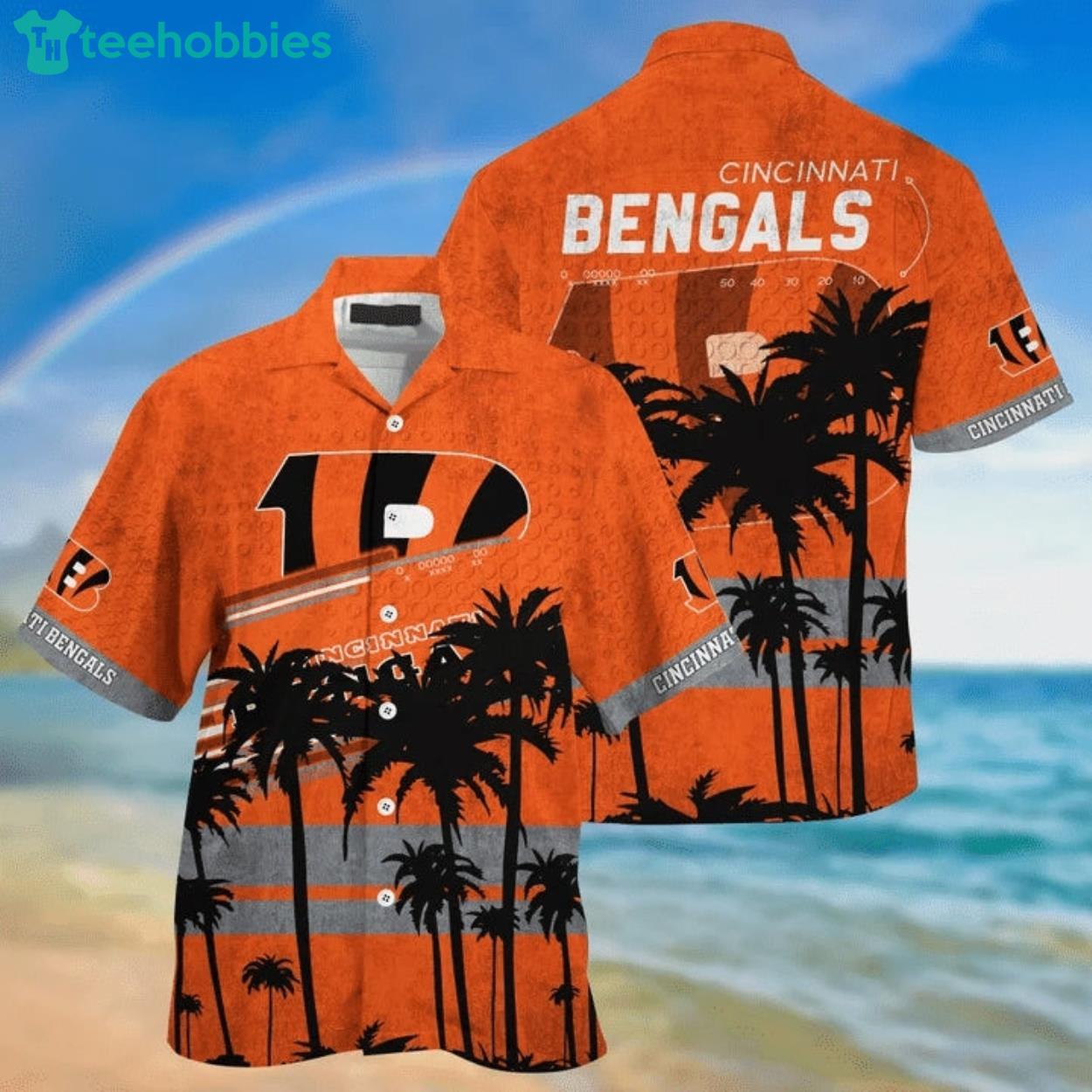 Cincinnati Bengals Hawaiian Shirt Product Photo 1