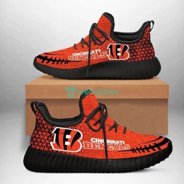 Cincinnati Bengals Logo Sneakers Sport Reze Shoes For Fans Product Photo 1
