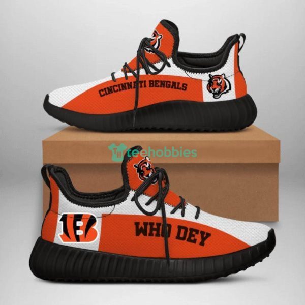 Cincinnati Bengals Sneakers Sport Orange Reze Shoes For Fans Product Photo 1