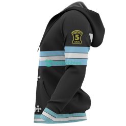 Company 5 Fire Force Uniform All Over Printed 3D Shirt Anime Fans Product Photo 6