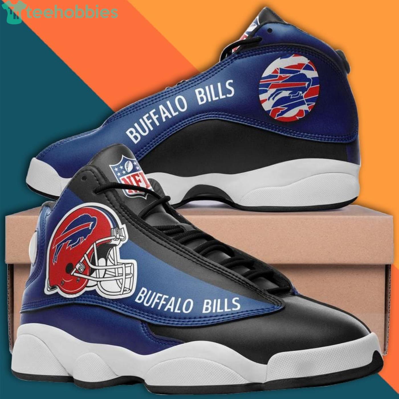 Buffalo Bills Custom No20 Air Jordan 13 Shoes - Inktee Store