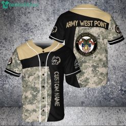 Custom Name Army West Point United States Camor Jersey Baseball Shirt Product Photo 1