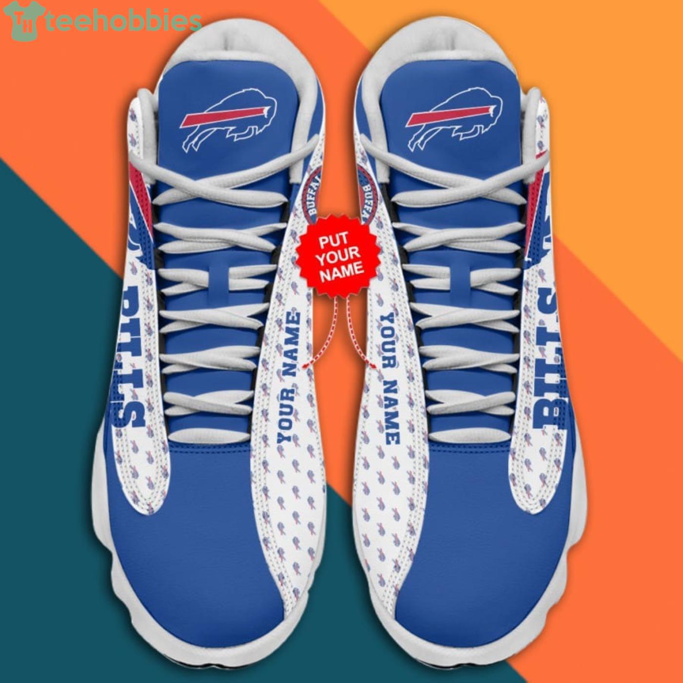 Custom Name Buffalo Bills New Logo Air Cushion Sports Shoes Men