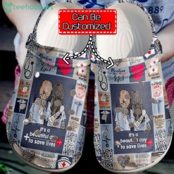 Custom Name Nurse Awesome Gift For Nurse Clog Shoes Product Photo 1