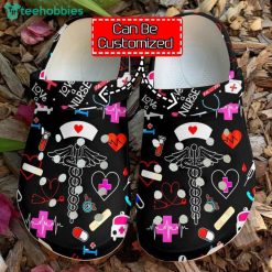 Custom Name Nurse Enjoy Life Gift For Nurse Clog Shoes Product Photo 1