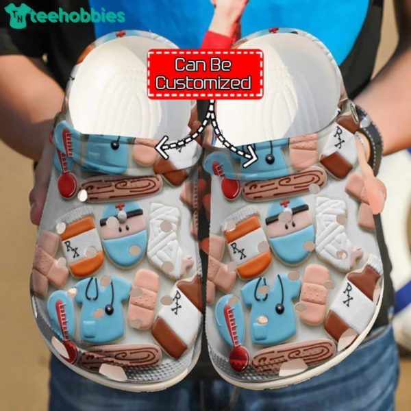 Custom Name Nurse Gift For Nurse Clog Shoes Product Photo 1