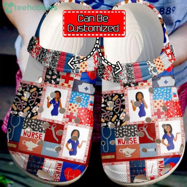 Custom Name Nurse Is Life Gift For Nurse Clog Shoes Product Photo 1