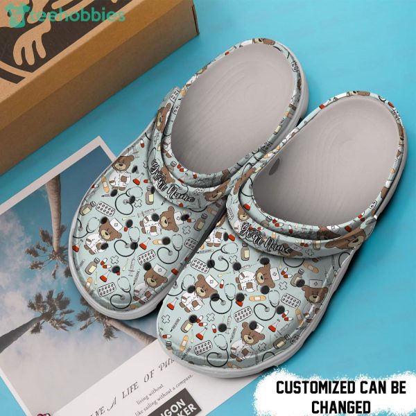 Custom Name Nurse Nursing Life Gift For Nurse Clog Shoes Product Photo 2