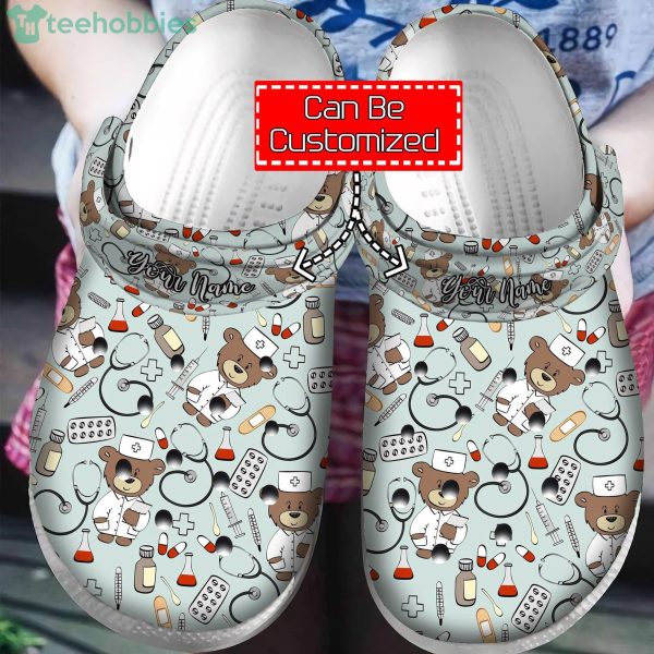 Custom Name Nurse Nursing Life Gift For Nurse Clog Shoes Product Photo 1
