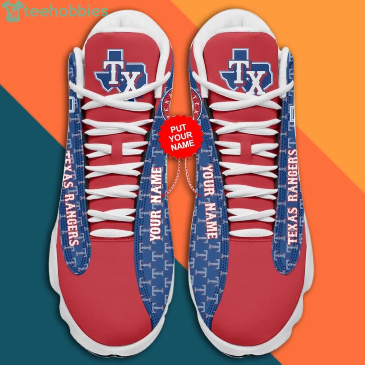 Texas Rangers Air Jordan Hightop Shoes Sneakers For Men And Women