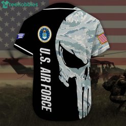 Custom Name United States Air Force Jersey Baseball Shirt Product Photo 3