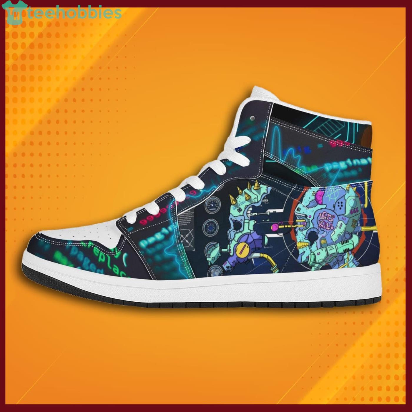 Cyberpunk Green Sneaker Boots Shoes Product Photo 1 Cyberpunk Green Sneaker Boots Shoes Product Photo 1