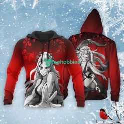 Daki All Over Printed 3D Shirt Custom Kimetsu Anime Fans Japan Art image Daki All Over Printed 3D Shirt Custom Kimetsu Anime Fans Japan Art Product Photo 3