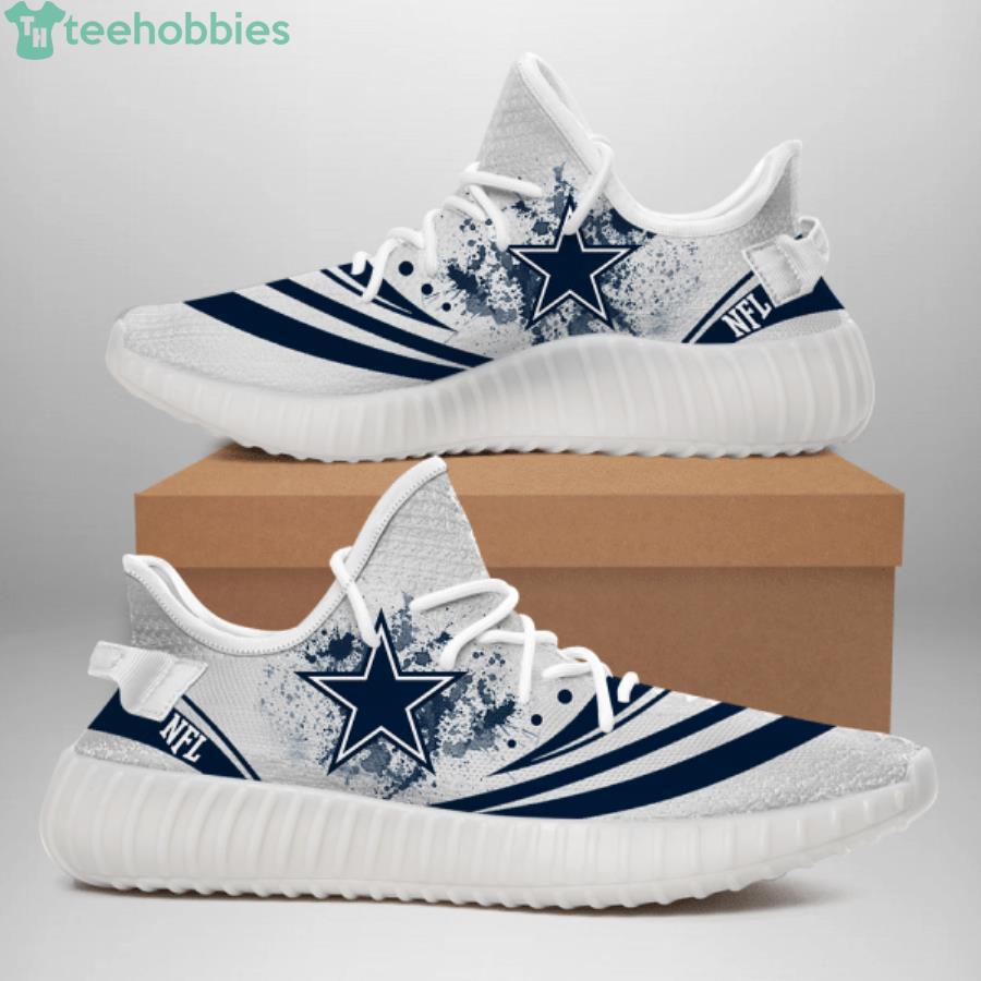 Dallas Cowboys Team Sport Lover 3D Ccratch Yeezy Shoes