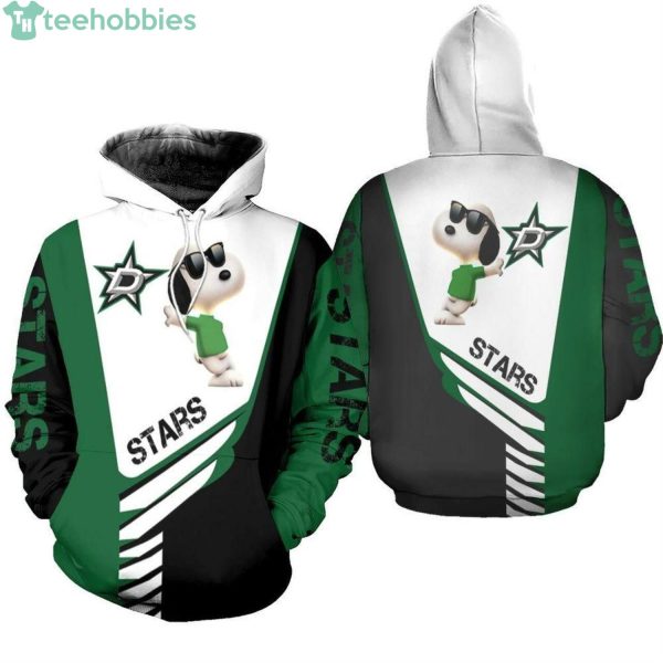 Dallas Stars Snoopy For Lover All Over Print 3D Hoodieproduct photo 1