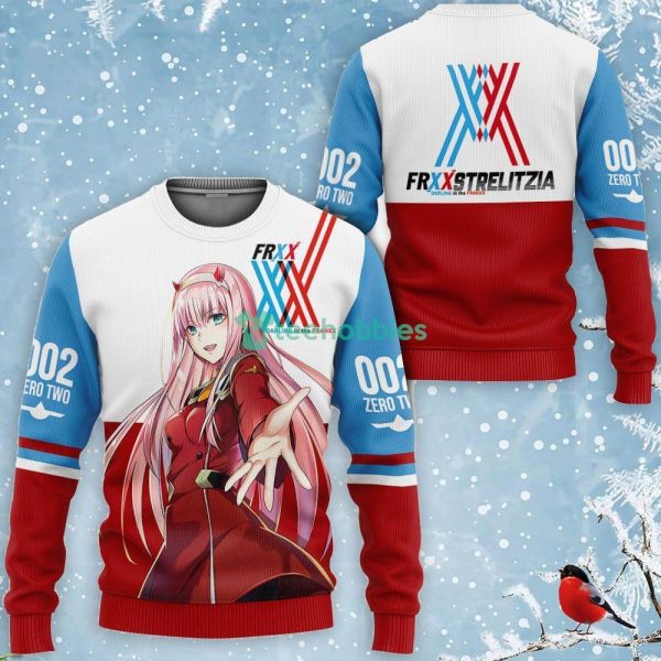 Darling In The Franxx All Over Printed 3D Shirt Custom Code 002 Zero Two Anime Fans Product Photo 3