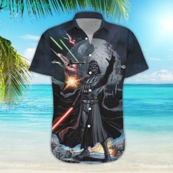 Darth Vader In Battle Of Endor Star Wars Hawaiian Shirtproduct photo 2