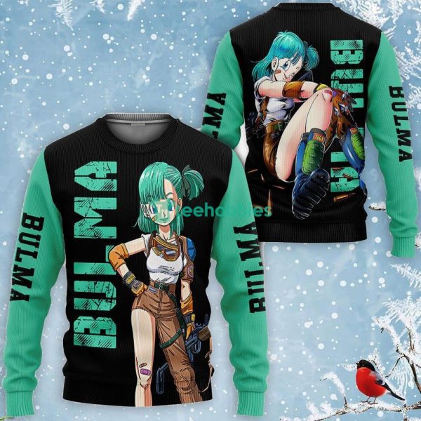 DBZ Bulma All Over Printed 3D Shirt Custom Dragon Ball Anime Fans Product Photo 2