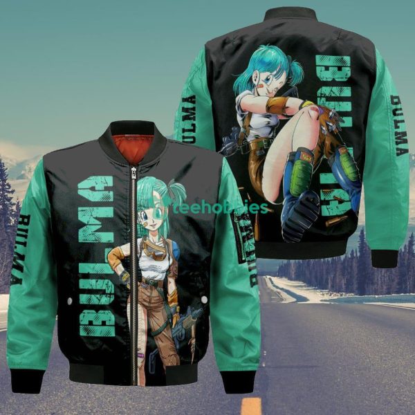 DBZ Bulma All Over Printed 3D Shirt Custom Dragon Ball Anime Fans Product Photo 4