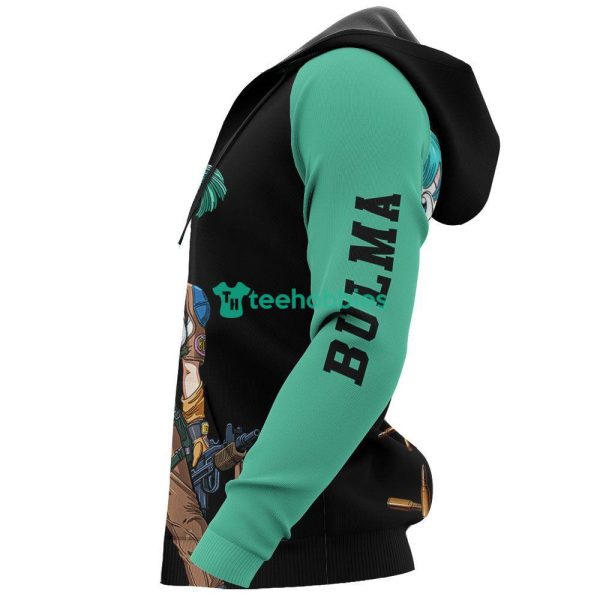 DBZ Bulma All Over Printed 3D Shirt Custom Dragon Ball Anime Fans Product Photo 6