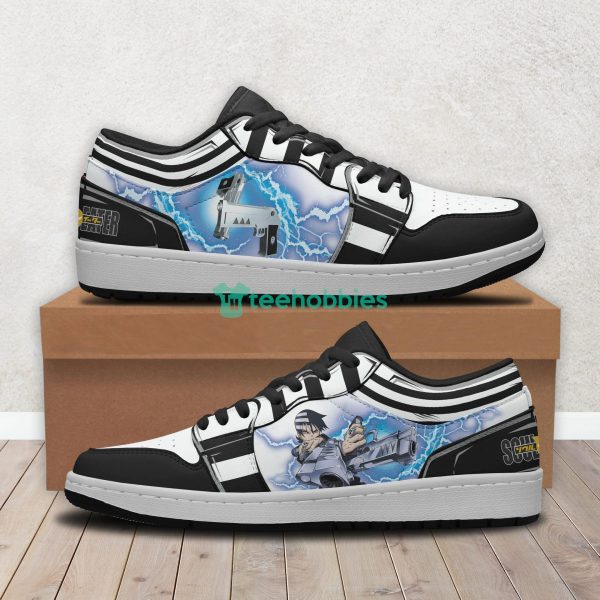 Death the Kid Soul Eater Custom Anime Air Jordan Low Top Shoesproduct photo 5