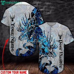 Deer Hunter Custom Namr Gift For Hunter Baseball Jeysey Shirt Product Photo 1