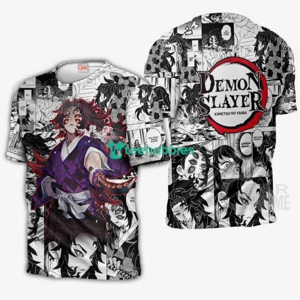 Demon Kokushibo All Over Printed 3D Shirt Kimetsu Anime Fans Mix Kimetsu No Yaiba Manga Product Photo 3