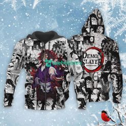 Demon Kokushibo All Over Printed 3D Shirt Kimetsu Anime Fans Mix Kimetsu No Yaiba Manga Product Photo 1