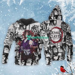 Demon Kokushibo All Over Printed 3D Shirt Kimetsu Anime Fans Mix Kimetsu No Yaiba Manga Product Photo 4