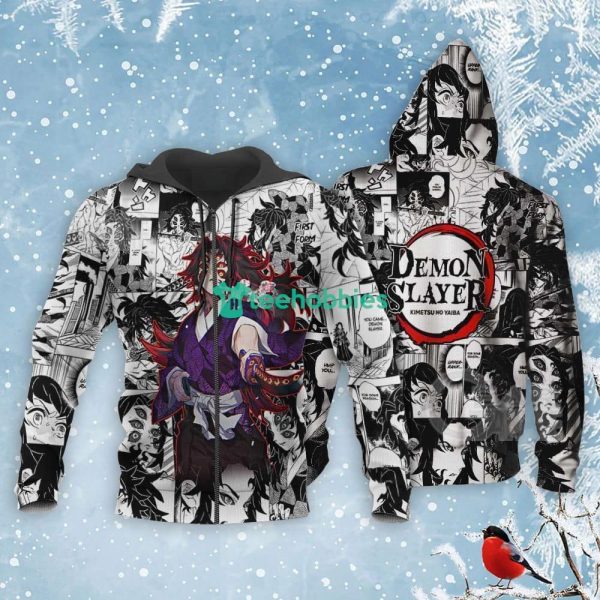 Demon Kokushibo All Over Printed 3D Shirt Kimetsu Anime Fans Mix Kimetsu No Yaiba Manga Product Photo 1