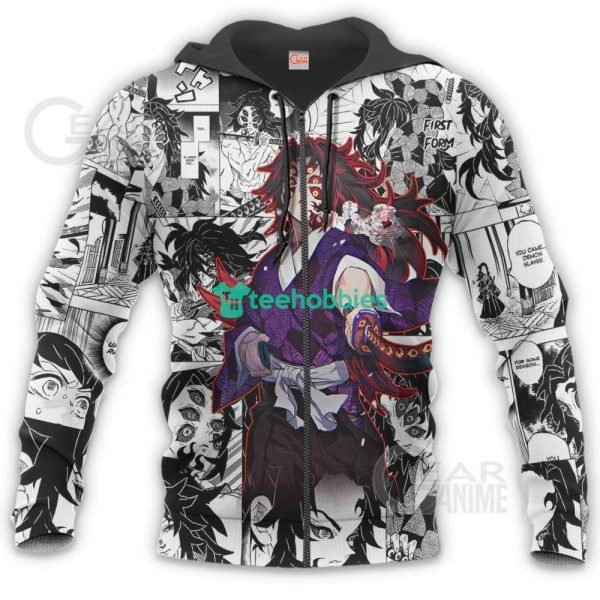Demon Kokushibo All Over Printed 3D Shirt Kimetsu Anime Fans Mix Kimetsu No Yaiba Manga Product Photo 8