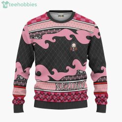 Demon Slayer Custom Nezuko Kamado Anime Fans Ugly Christmas Sweater Hoodie Product Photo 1