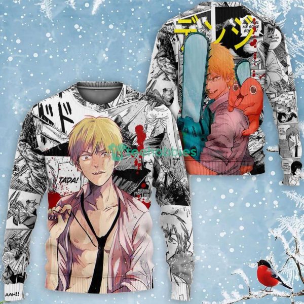 Denji All Over Printed 3D Shirt Custom Manga Style Chainsaw Man Anime Fans Product Photo 2