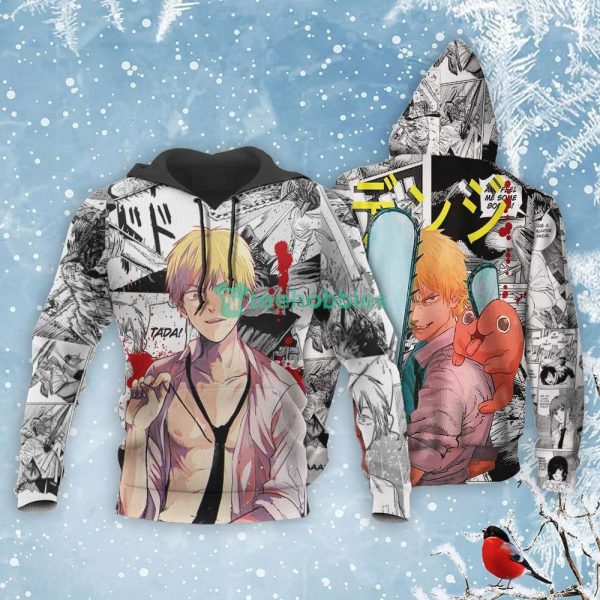 Denji All Over Printed 3D Shirt Custom Manga Style Chainsaw Man Anime Fans Product Photo 3
