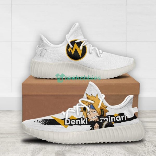 Denki Kaminari Custom My Hero Academia Anime Yeezy Shoes For Fans Product Photo 2