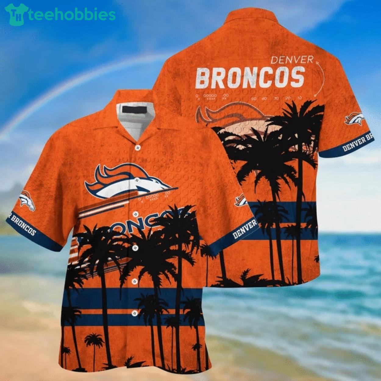 Denver Broncos Hawaiian Shirt For Fans Product Photo 1