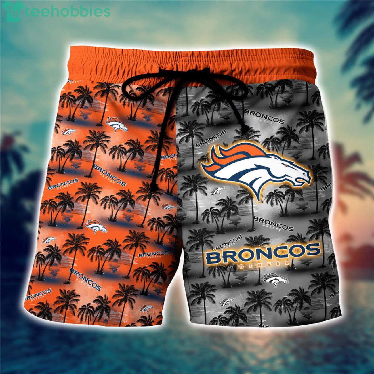 Denver Broncos Hawaiian Shorts For Fans Product Photo 1