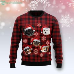 Dog Christmas Snowflake Dog Lover Ugly Christmas Sweater Product Photo 1