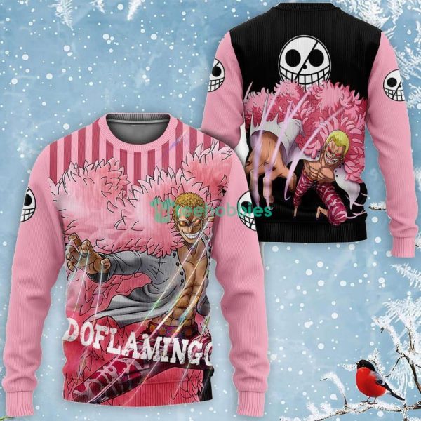 Donquixote Doflamingo All Over Printed 3D Shirt One Piece Anime Fans Product Photo 2