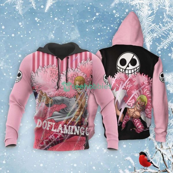 Donquixote Doflamingo All Over Printed 3D Shirt One Piece Anime Fans Product Photo 3