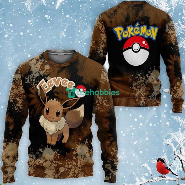 Eevee All Over Printed 3D Shirt Custom Pokemon Anime Fans Product Photo 2