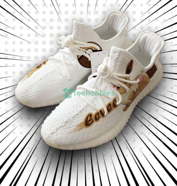 Eevee Custom Pokemon Anime Yeezy Shoes For Fans Product Photo 1