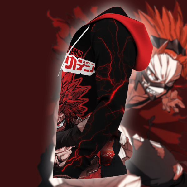 Eijiro Kirishima Zip All Over Printed 3D Shirt My Hero Academia Anime Fans Fan Gift Product Photo 4