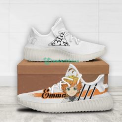 Emma Custom Promised Neverland Anime Yeezy Shoes For Fans Product Photo 1
