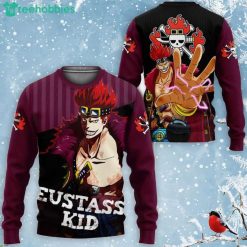 Eustass Kid All Over Printed 3D Shirt One Piece Anime Fans Product Photo 2